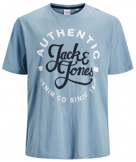 Jack & Jones JJMOON T-shirt Faded Denim - Tricouri - Tricouri Bărbați Mărimi Mari