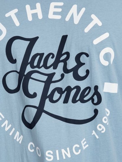 Jack & Jones JJMOON T-shirt Faded Denim - Tricouri - Tricouri Bărbați Mărimi Mari