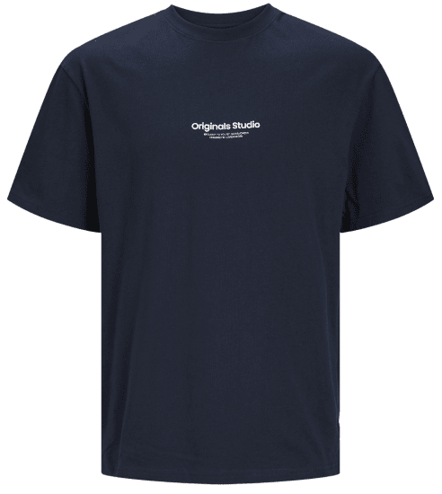 Jack & Jones JORVESTERBRO T-Shirt Sky Captain - Tricouri - Tricouri Bărbați Mărimi Mari