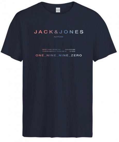 Jack & Jones JCORIOT T-Shirt Navy Blazer - Tricouri - Tricouri Bărbați Mărimi Mari