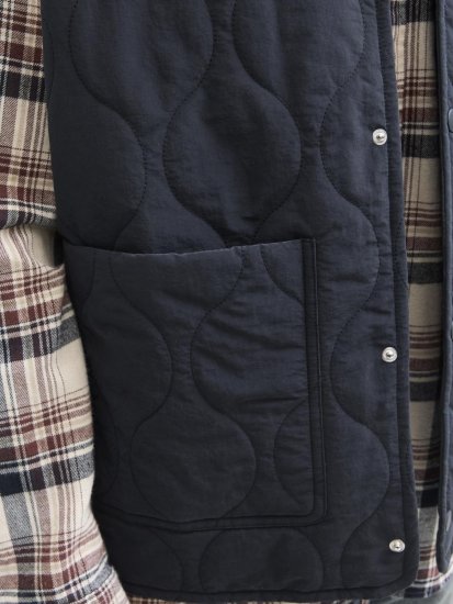 Jack & Jones Hero Liner Quilted Gilet Vest Black - Veste - Veste de exterior mărimi mari