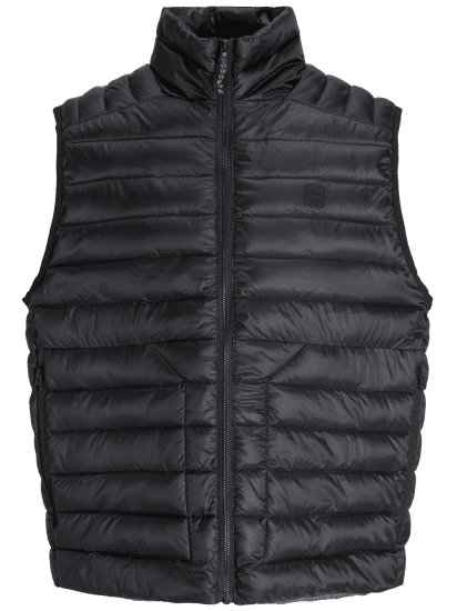Jack & Jones Prime Light Puffer Gilet Vest Black - Veste - Veste de exterior mărimi mari
