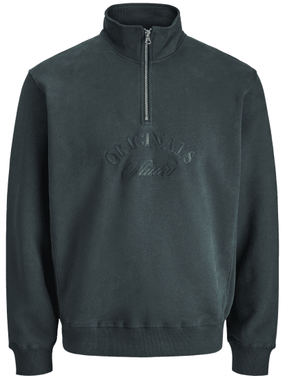 Jack & Jones Bleecker Branding High Neck Sweatshirt Forest River - Pulovere & hanorace - Pulovere & Hanorace Bărbați Mărimi Mari