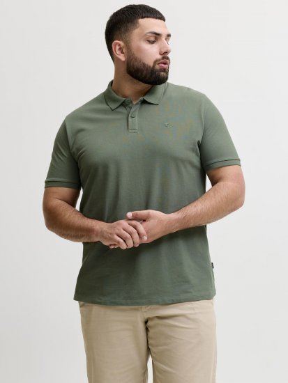 Jack & Jones Weston Tricou Polo Verde - Tricouri polo - Tricouri Polo Bărbați Mărimi Mari