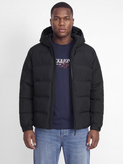 Jack & Jones Sage Geacă puffer Negru - Geci - Geci Bărbați Mărimi Mari
