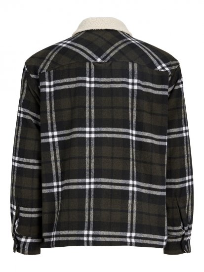Jack & Jones Zac Teddy Cămașă-jachetă Verde - Geci - Geci Bărbați Mărimi Mari