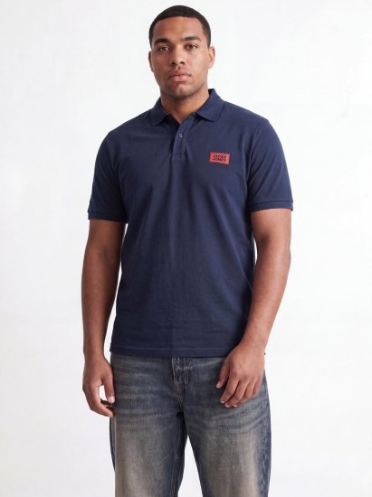 Jack & Jones Rush tricou polo set de 2 negru/bleumarin - Tricouri polo - Tricouri Polo Bărbați Mărimi Mari