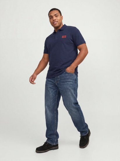 Jack & Jones Rush tricou polo set de 2 negru/bleumarin - Tricouri polo - Tricouri Polo Bărbați Mărimi Mari