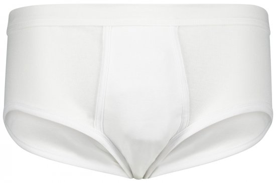 Adamo Royal Fine Ribbed Briefs White - Lenjerie intimă & costum baie - Lenjerie Intimă Bărbați Mărimi Mari