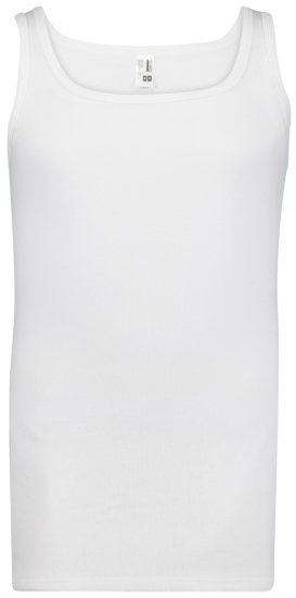 Adamo Royal Fine Ribbed Undershirt White - Lenjerie intimă & costum baie - Lenjerie Intimă Bărbați Mărimi Mari