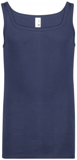 Adamo Royal Fine Ribbed Undershirt Navy - Lenjerie intimă & costum baie - Lenjerie Intimă Bărbați Mărimi Mari