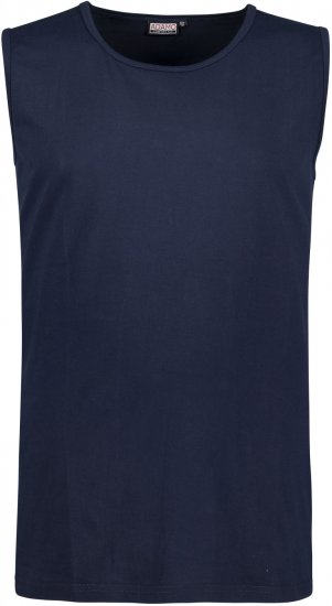Adamo Rod Comfort Fit Tank Top Navy - Tricouri - Tricouri Bărbați Mărimi Mari