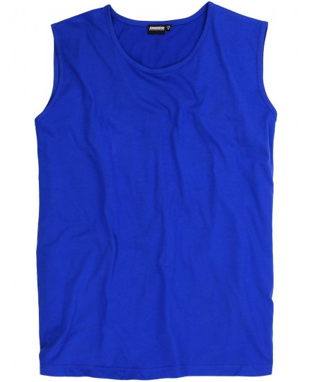 Adamo Rod Comfort Fit Tank Top Royal Blue - Tricouri - Tricouri Bărbați Mărimi Mari