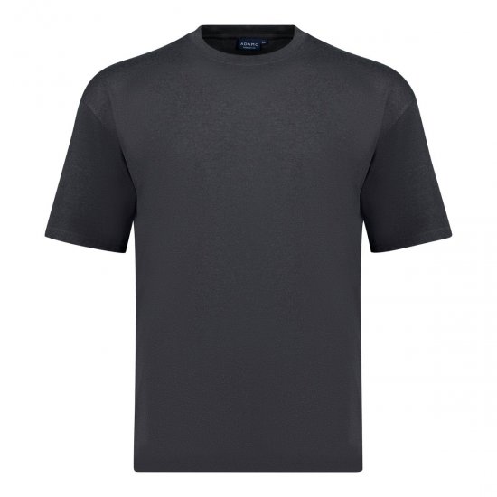 Adamo 129420 Tricou set 2 Gri închis melanj - Tricouri - Tricouri Bărbați Mărimi Mari