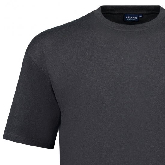 Adamo 129420 Tricou set 2 Gri închis melanj - Tricouri - Tricouri Bărbați Mărimi Mari