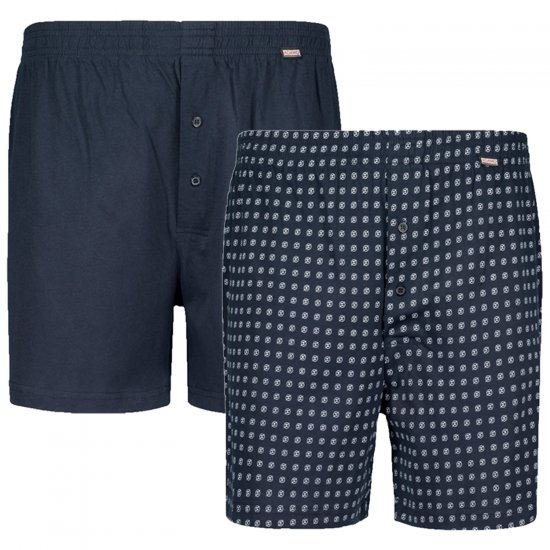 Adamo Dean Boxershorts 2-pack Navy - Lenjerie intimă & costum baie - Lenjerie Intimă Bărbați Mărimi Mari