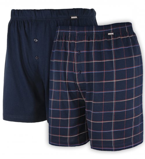 Adamo Daniel Boxershorts Navy 2-pack - Lenjerie intimă & costum baie - Lenjerie Intimă Bărbați Mărimi Mari