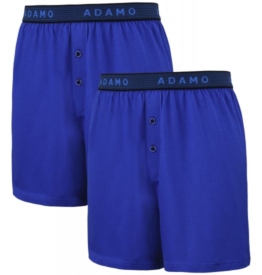 Adamo Jonas Boxershorts Royal Blue 2-pack - Lenjerie intimă & costum baie - Lenjerie Intimă Bărbați Mărimi Mari