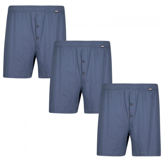 Adamo James Boxershorts 3-pack Dark Denim - Lenjerie intimă & costum baie - Lenjerie Intimă Bărbați Mărimi Mari