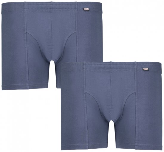 Adamo Jack Boxer shorts 2-pack Denim Blue - Lenjerie intimă & costum baie - Lenjerie Intimă Bărbați Mărimi Mari