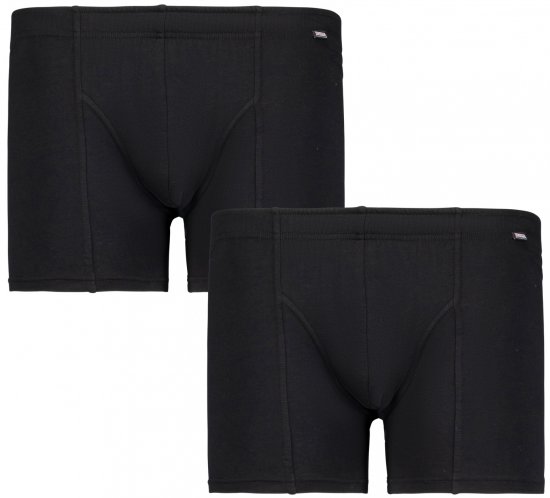 Adamo Jack Boxer shorts 2-pack Black - Lenjerie intimă & costum baie - Lenjerie Intimă Bărbați Mărimi Mari