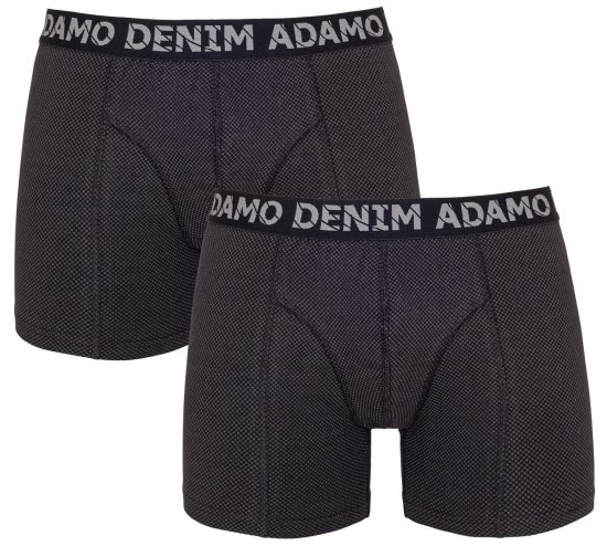 Adamo Julian Maxi Boxers Black 2-pack - Lenjerie intimă & costum baie - Lenjerie Intimă Bărbați Mărimi Mari