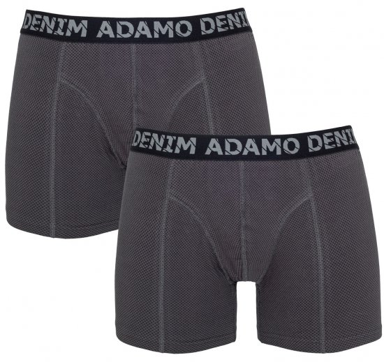 Adamo Julian Maxi Boxers Charcoal 2-pack - Lenjerie intimă & costum baie - Lenjerie Intimă Bărbați Mărimi Mari