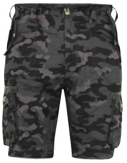 D555 ZAVIER Camo Cotton Cargo Shorts - Pantaloni scurți - Pantaloni Scurți Mărimi mari Bărbați 