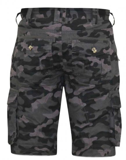 D555 ZAVIER Camo Cotton Cargo Shorts - Pantaloni scurți - Pantaloni Scurți Mărimi mari Bărbați 