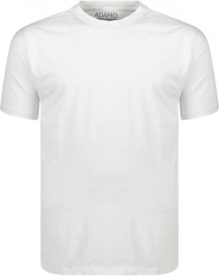Adamo Kevin Regular fit T-shirt White - Tricouri - Tricouri Bărbați Mărimi Mari