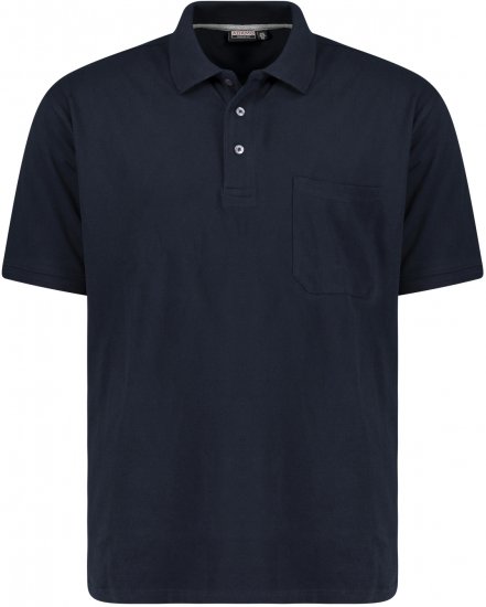Adamo Klaas Regular fit Polo Shirt with Pocket Navy - Tricouri polo - Tricouri Polo Bărbați Mărimi Mari