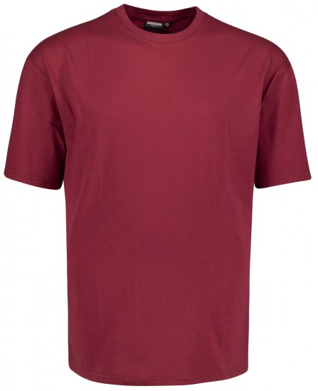 Adamo Magic T-shirt Burgundy TALL SIZES - ÎMBRĂCĂMINTE BĂRBAȚI MT-6XLT - Tall dimensiuni bărbați