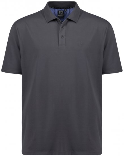 Adamo Picco Technical Sports Polo Charcoal - Haine sport & haine de exterior - Haine Sport & Exterior Bărbați Mărimi Mari