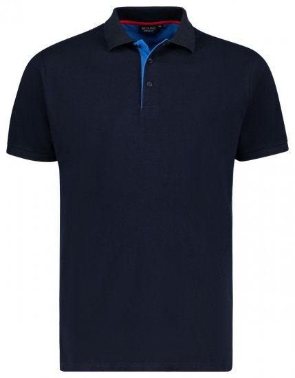 Adamo 139401 Tricou polo Albastru închis - Tricouri polo - Tricouri Polo Bărbați Mărimi Mari