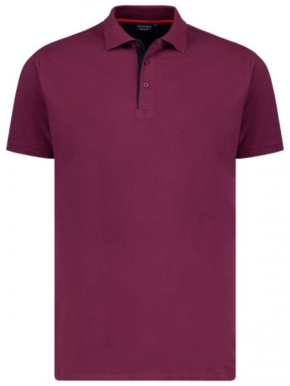 Adamo 139401 Tricou polo Bordo - Tricouri polo - Tricouri Polo Bărbați Mărimi Mari