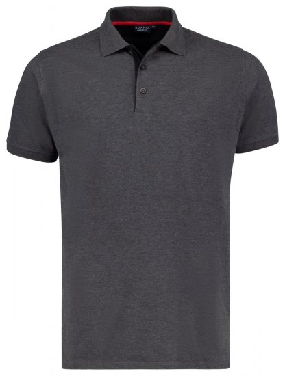Adamo 139401 Tricou polo Gri închis melanj - Tricouri polo - Tricouri Polo Bărbați Mărimi Mari