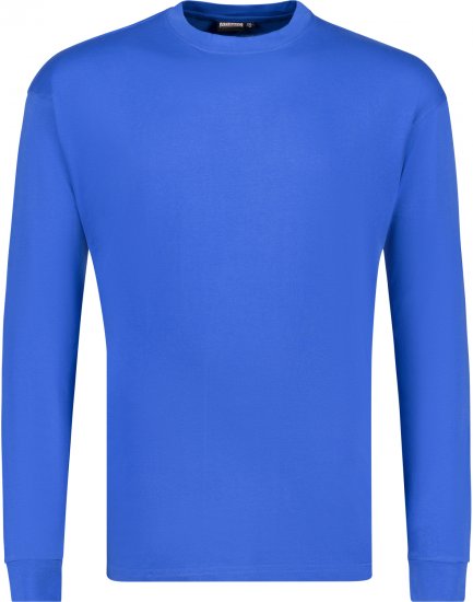 Adamo Floyd Comfort fit Long sleeve T-shirt Royal Blue - Tricouri - Tricouri Bărbați Mărimi Mari