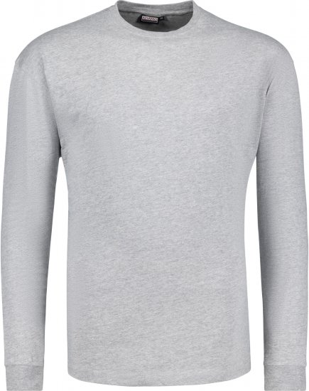 Adamo Floyd Comfort fit Long sleeve T-shirt Grey - Tricouri - Tricouri Bărbați Mărimi Mari