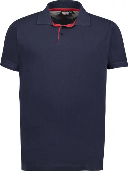 Adamo Pablo Comfort fit Polo Shirt Navy - Tricouri polo - Tricouri Polo Bărbați Mărimi Mari