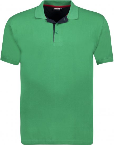 Adamo Pablo Comfort fit Polo shirt Green - Tricouri polo - Tricouri Polo Bărbați Mărimi Mari