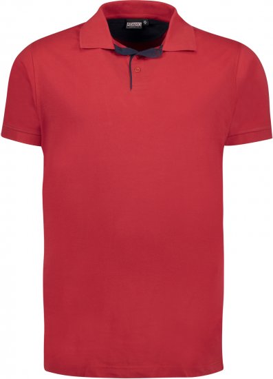 Adamo Pablo Comfort fit Polo Shirt Red - Tricouri polo - Tricouri Polo Bărbați Mărimi Mari