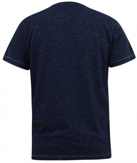 D555 DENNIS Official AC/DC Printed Crew Neck T-Shirt Navy Reno - Tricouri - Tricouri Bărbați Mărimi Mari