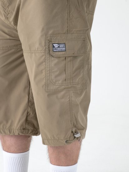 D555 Mason Pantaloni 3/4 cu buzunare laterale Bej - Pantaloni scurți - Pantaloni Scurți Mărimi mari Bărbați 