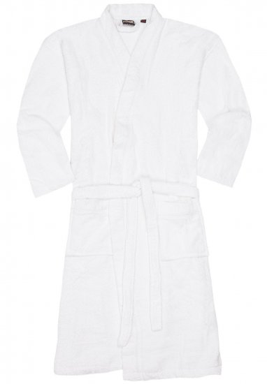 Adamo Joey Bathrobe White - Lenjerie intimă & costum baie - Lenjerie Intimă Bărbați Mărimi Mari
