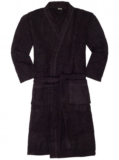 Adamo Joey Bathrobe Black - Lenjerie intimă & costum baie - Lenjerie Intimă Bărbați Mărimi Mari