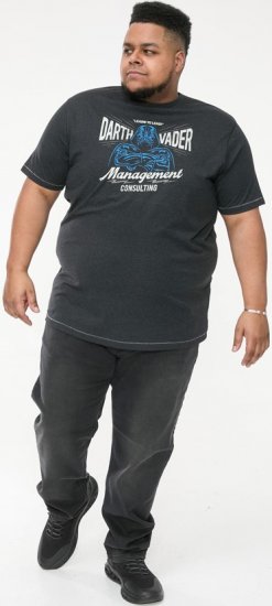D555 SOLO Official Star Wars Management Consulting Printed T-Shirt Black Reno - Tricouri - Tricouri Bărbați Mărimi Mari