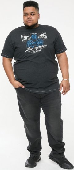 D555 SOLO Official Star Wars Management Consulting Printed T-Shirt Black Reno - Tricouri - Tricouri Bărbați Mărimi Mari