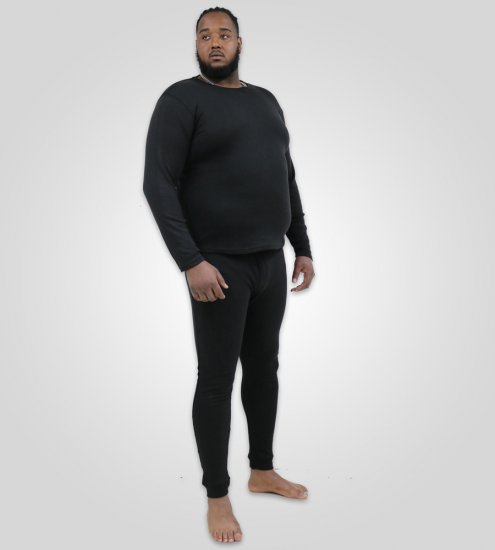 D555 Boston Thermal Long Johns Black - Lenjerie intimă & costum baie - Lenjerie Intimă Bărbați Mărimi Mari