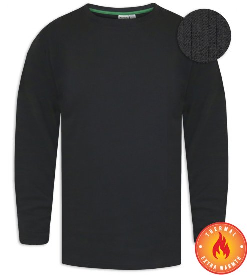D555 Exeter Thermal Long Sleeve T-Shirt - Lenjerie intimă & costum baie - Lenjerie Intimă Bărbați Mărimi Mari