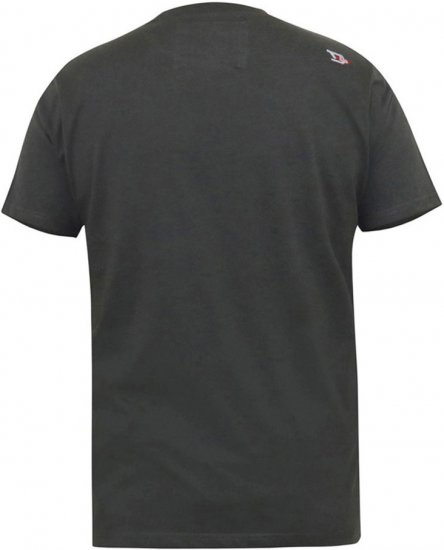 D555 JAIDEN Legends Guitar Printed Crew Neck T-Shirt Khaki - Tricouri - Tricouri Bărbați Mărimi Mari